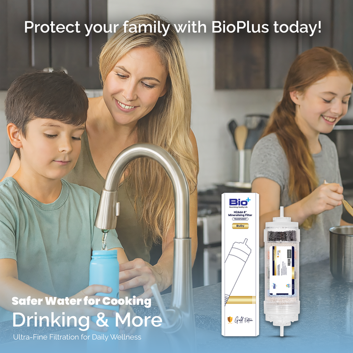 BioPlus 8 Inch Transparent Alkaline Mineral Water Filter Cartridge wit ...