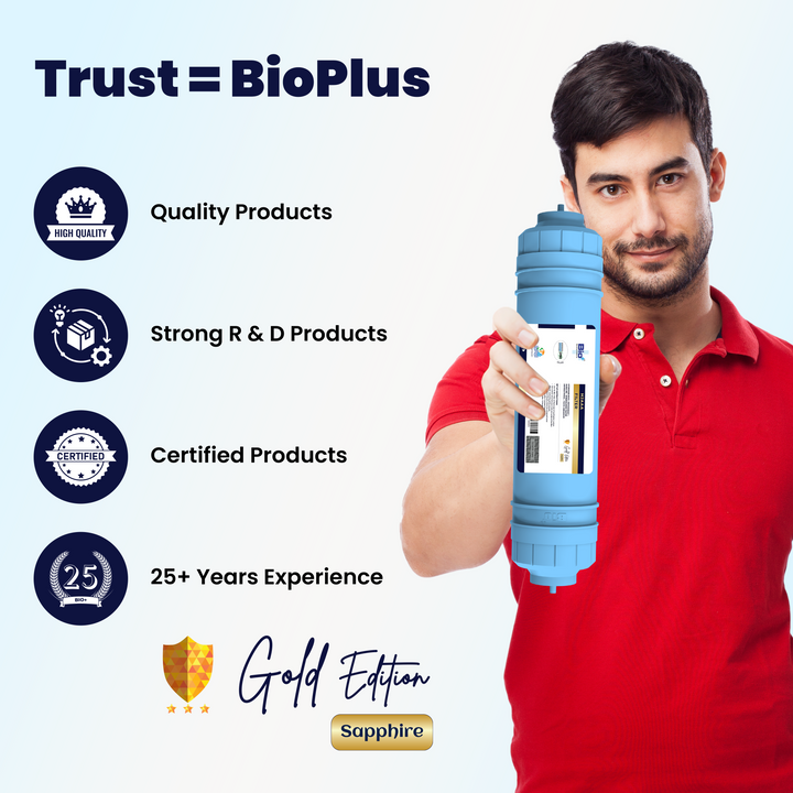BioPlus 8 Inch 7-in-1 H2AAA Water Filter - Alkaline Water filter for R ...
