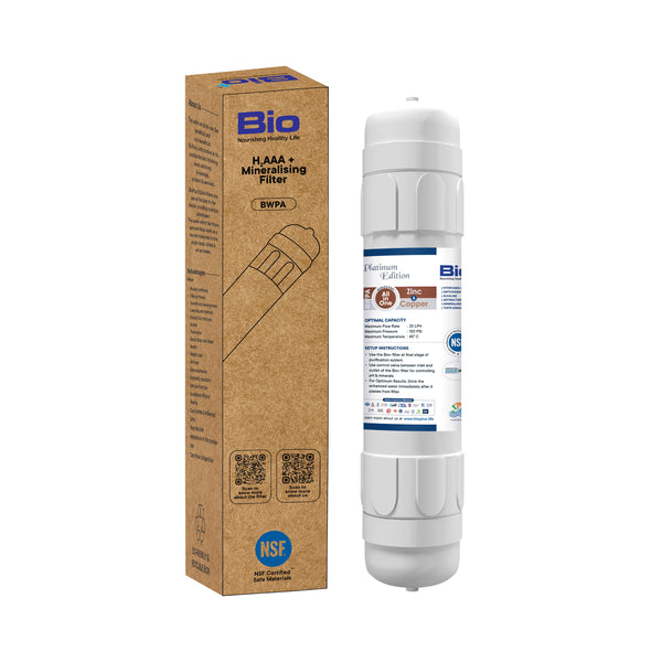 Bio+ Zinc & Copper H2AAA Water Filter BWPA 11" | Hydrogen-rich Antioxidant Alkaline Mineralising Water Filters