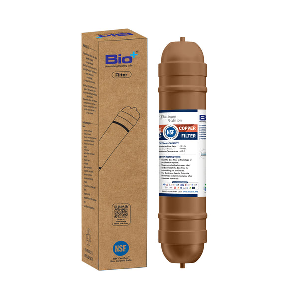 Bio+ Hydrogen-rich Antioxidant Alkaline Mineralising Copper 8" Water Filter