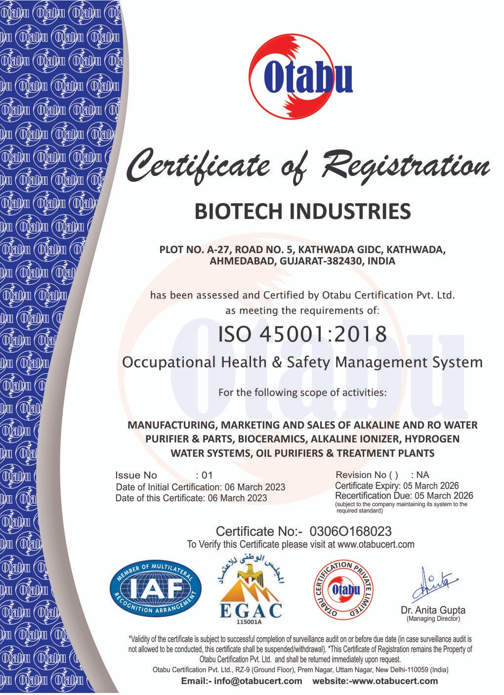 Certifications & Lab Reports | Bioplus Life Water & Air Purification ...